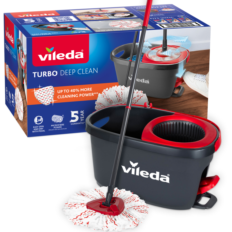 Mop obrotowy Vileda TURBO DEEP CLEAN